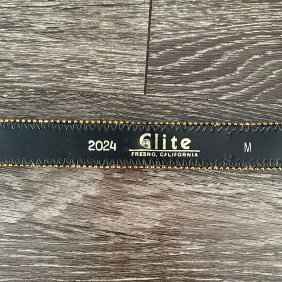 Y2K Elite Gold + Cream Beaded Western Belt - Picture 5 of 7